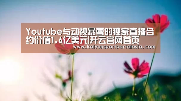 Youtube与动视暴雪的独家直播合约价值1.6亿美元|开云官网首页